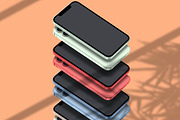 3D iPhone Presentation Mock-Up 08, an iPhone Mockup by Graphicsworld125 (Thumbnail 1 of 8)