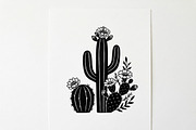 60 Desert Cactus Floral Silhouette, a Seasonal Illustration by Amazin_art (Thumbnail 31 of 34)
