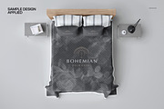 Quilted Bed Coverlet Mockup, a Household Mockup by creatsy2 (Thumbnail 4 of 5)