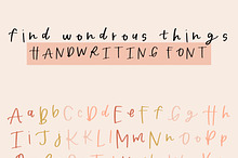 Find Wondrous Things Handwritten