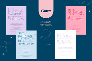 LUNA - Modern Wedding Invite, an Invitation Template by La(man)Sardina