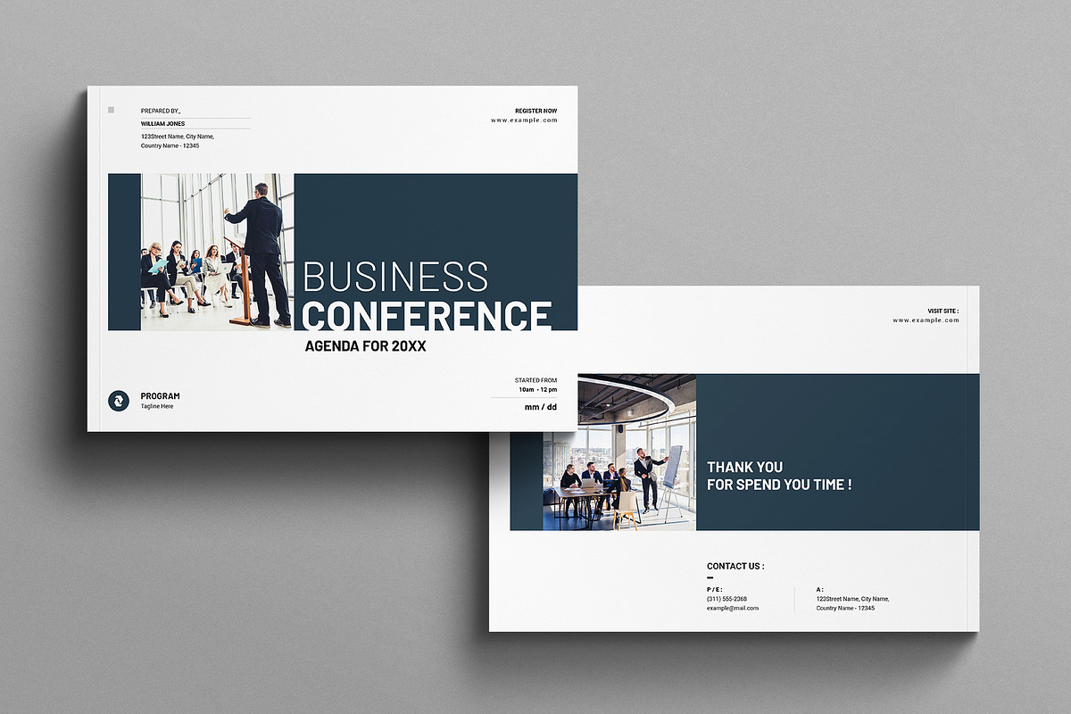 Business Conference Agenda Template preview 7