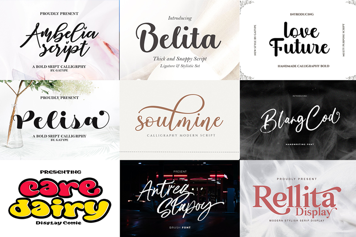 Fabulous Font Bundles, a Script Font by Gatype (Photo 15 of 18)