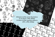 BACK TO SCHOOL DOODLES, a Decorative Illustration by FARAWAYKINGDOM (Thumbnail 3 of 5)