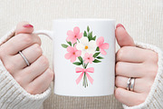 Watercolor Clipart - Pink Bow - Bow, an Illustration by Sublimation Artist (Thumbnail 5 of 6)