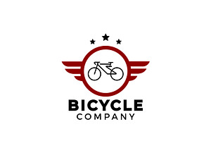Minimalist Bicycle Logo Design, a Branding & Logo Template by AlvinStd