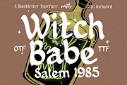 Witch Babe - Sans Serif Blackletter, a Blackletter Font by ariodsgn (Thumbnail 1 of 10)