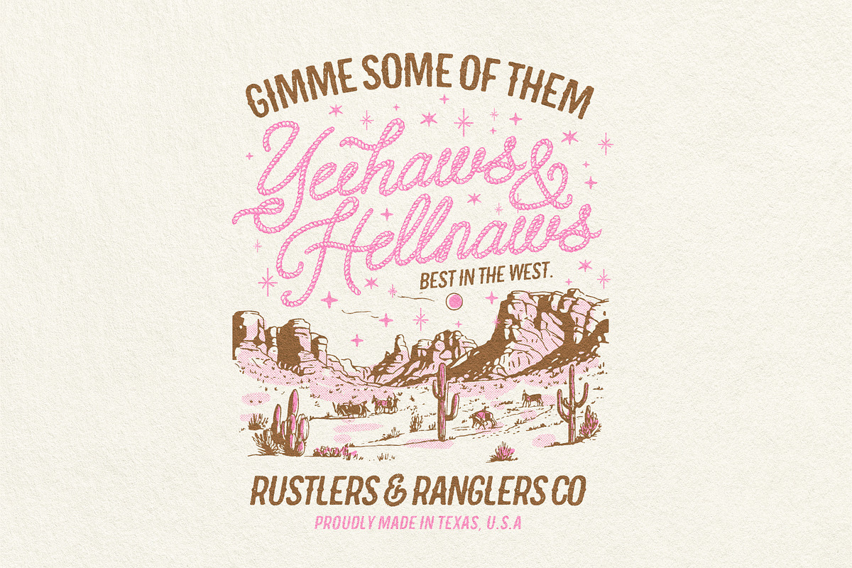 Howdy Handsome Layered Font Duo, a Script Font by Nicky Laatz (Photo 28 of 39)