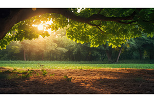 blue sunlight sky background ai, a Nature Photo by pikepicture