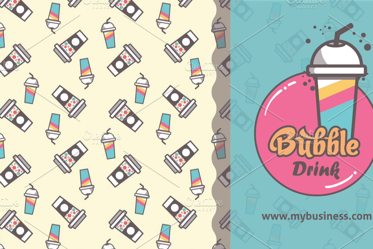 Bubble Drink Business Card vol 1, a Business Card Template by audeemirza (Photo 3 of 4)