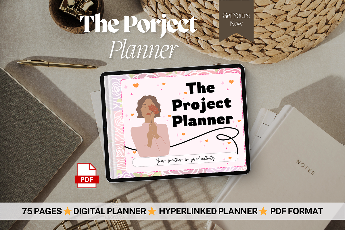 Project Planner, Project Organizer, a Templates & Theme by bellaROSEworkshop (Photo 2 of 5)