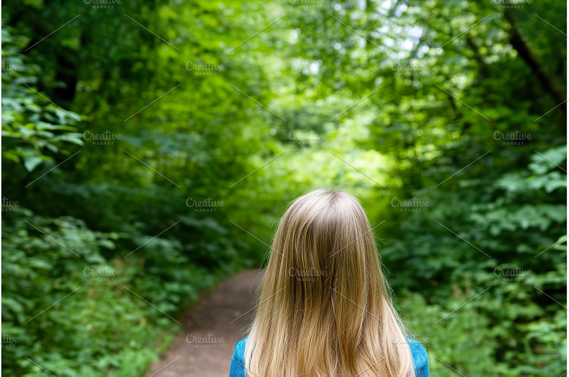 Young Girl with Blonde Hair, a Nature Photo by Lermont51