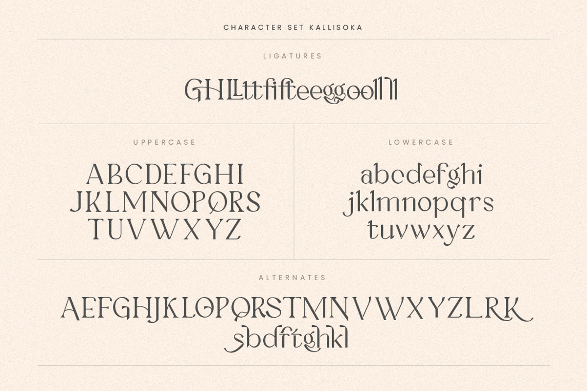 Kallisoka Modern Elegant Serif, a Serif Font by Creatype Studio (Photo 8 of 9)
