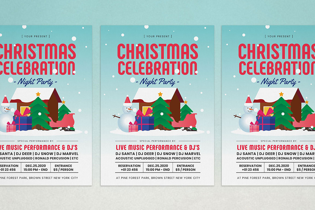 Christmas Flyer, a Flyer Template by Graphr (Photo 3 of 3)
