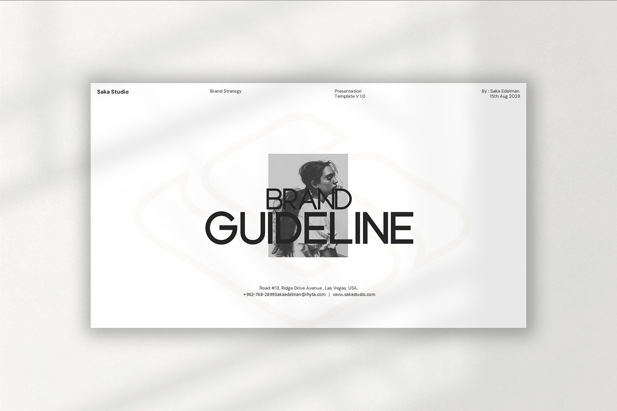 SAKA | Brand Guideline Template, a Presentation Template by Graphpexel (Photo 3 of 11)
