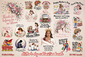 Mother’s Day Bundle, an Object Graphic by GlitterCraft