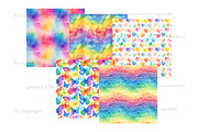 Pride Digital Paper Seamless Pattern, a Pattern Graphic by GlamArtZhanna (Thumbnail 3 of 4)