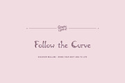 Mollumi Biomorphic Contour Font, a Blackletter Font by Graphic Spirit (Thumbnail 8 of 8)