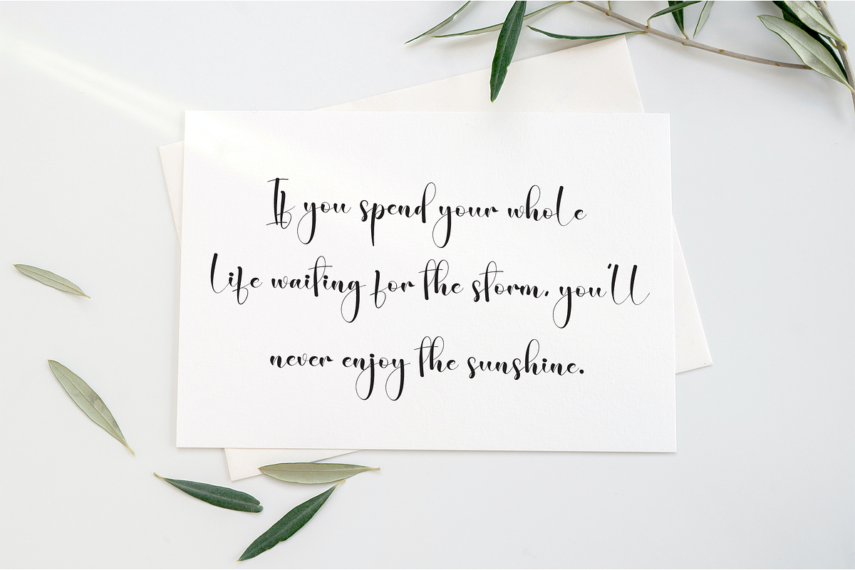 | Script Font, a Handwritten Font by Scratchones (Photo 4 of 9)