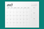 2027 Monthly Planner (MP049-27-L2), a Stationery Template by mikhailmorosin (Thumbnail 6 of 7)