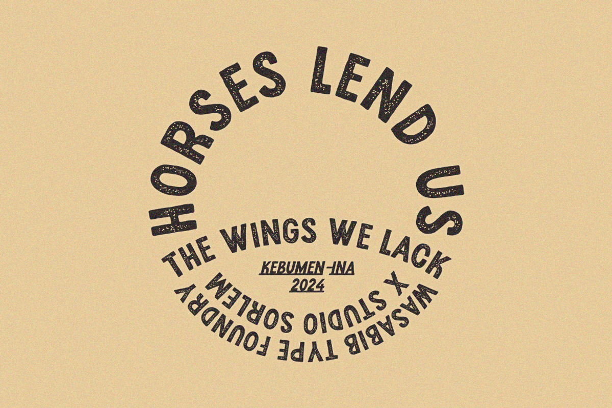 Horseland - Free Illustration Vector, a Sans Serif Font by Wasabib Studio (Photo 9 of 9)