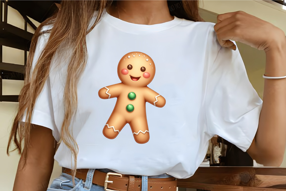 Holiday Gingerbread Man Clipart, an Illustration by CrexoraLab (Photo 4 of 5)