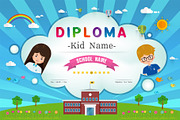 Certificate kids diploma, a Flyer Template by essense (Thumbnail 5 of 7)