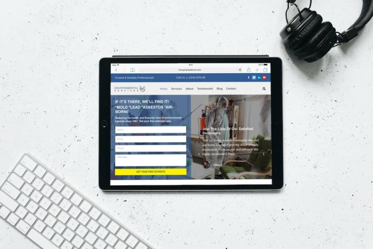 Environmental Services WordPress Theme preview 4