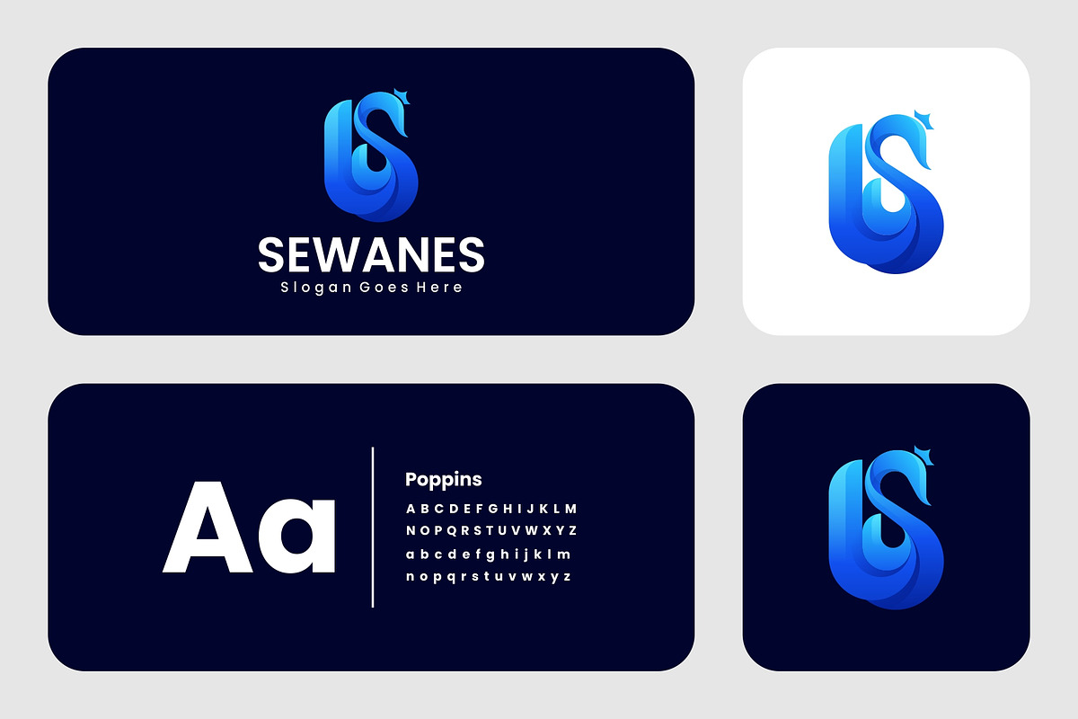 Gradient Modern Swan Logo Design, a Branding & Logo Template by Artnivora.Std (Photo 2 of 2)