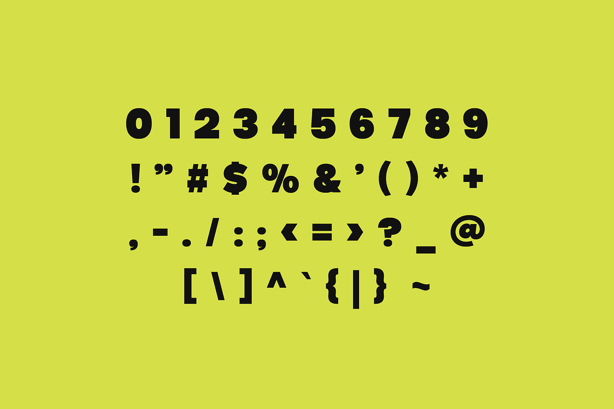 PGR Bronk - Bold Font, a Sans Serif Font by Pikgura (Photo 3 of 6)