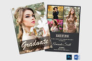Graduation Announcement Template, a Card Template by Designscozy (Thumbnail 2 of 5)