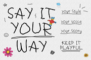 Lefthanded — Messy Handwritten, a Handwritten Font by Typehand Studio (Thumbnail 4 of 10)