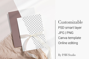 Customizable Card Mockup 5x7 8e b32