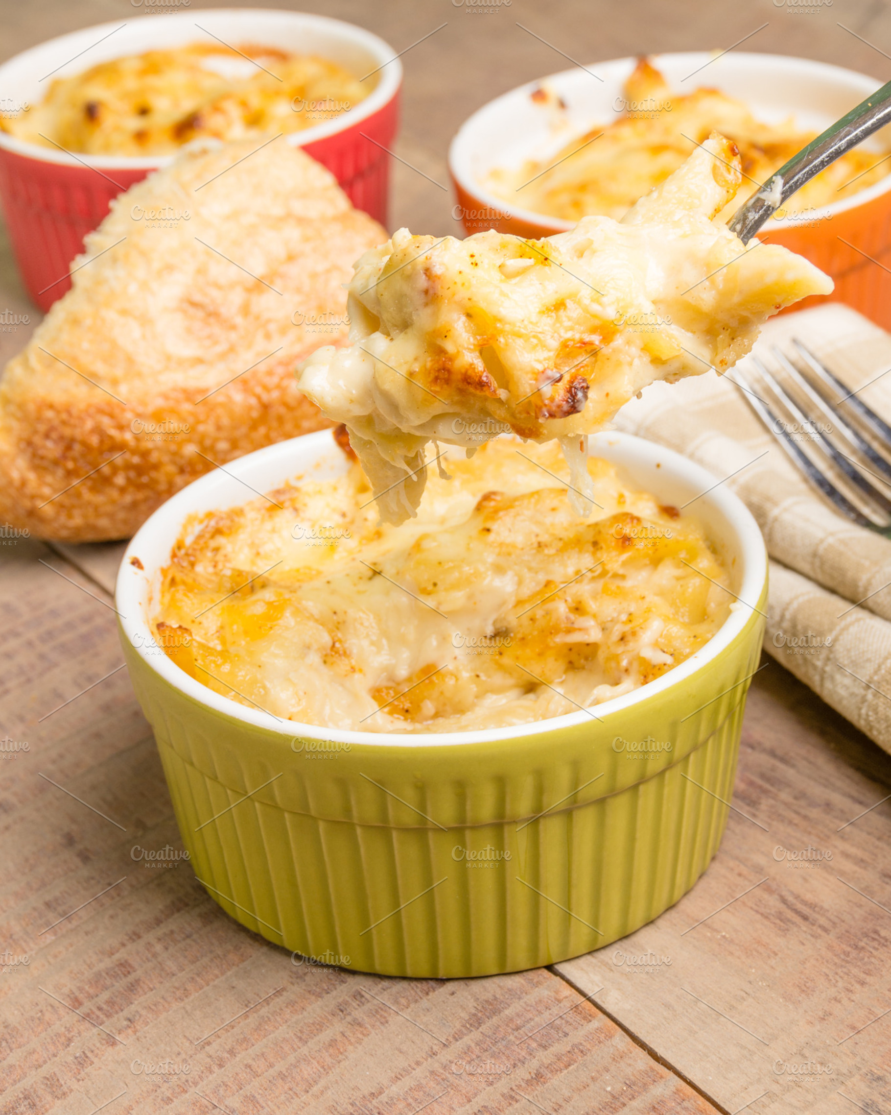 Fresh baked dungeness crab macaroni and cheese stock photo containing, a Food & Drink Photo by Zigzag Mountain Art
