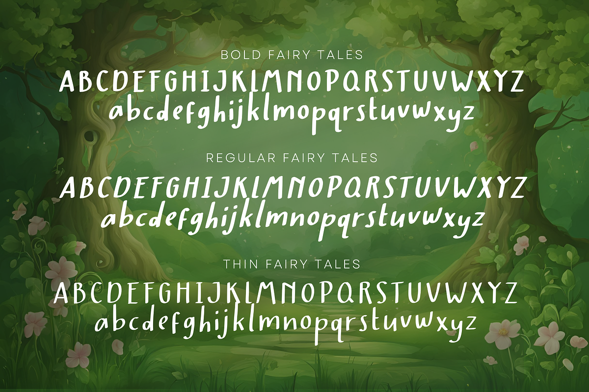 Fairy Tales Handwriting Font preview 3