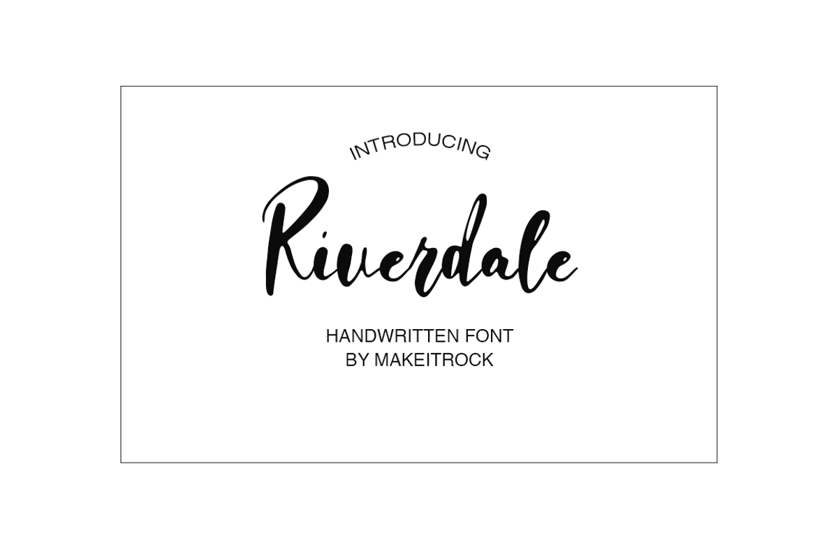Riverdale |Sale 90% Off, a Script Font by Katie Holland (Photo 8 of 8)
