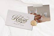 La Graziela - Copperplate Font, a Script Font by Letterhend Studio (Thumbnail 3 of 9)