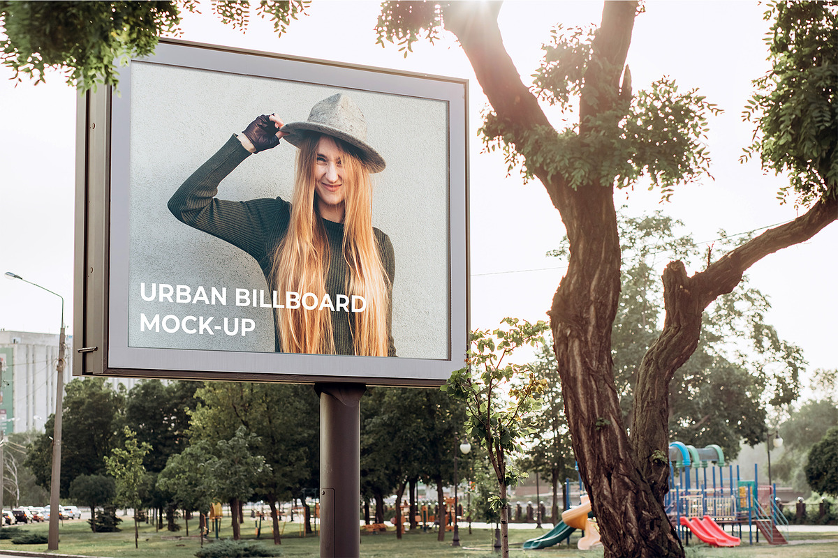 Urban billboard mock-up bundle, an Advertising Mockup by Antikva17 (Photo 2 of 6)