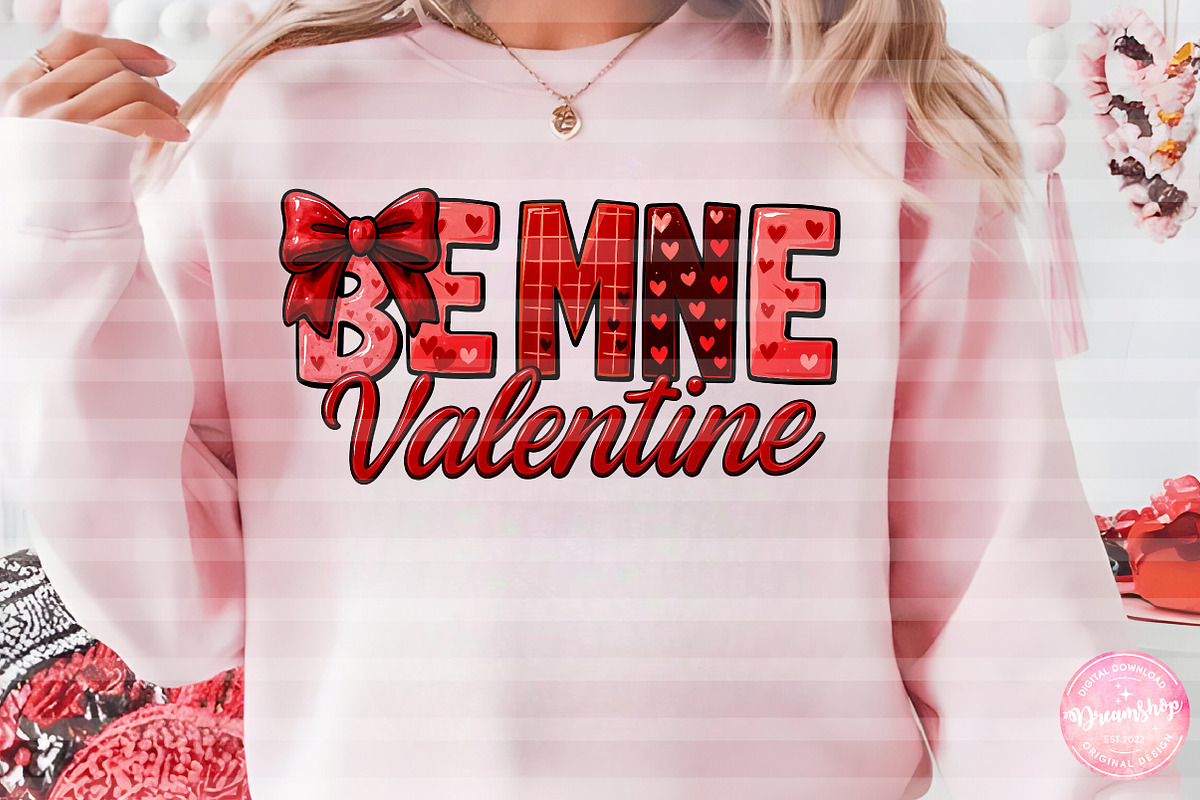 Preppy Be Mine Valentine PNG Doodles, an Illustration by CreationArt (Photo 5 of 6)