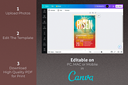 Risen Church Flyer Template | Canva, a Flyer Template by loswl (Thumbnail 3 of 5)