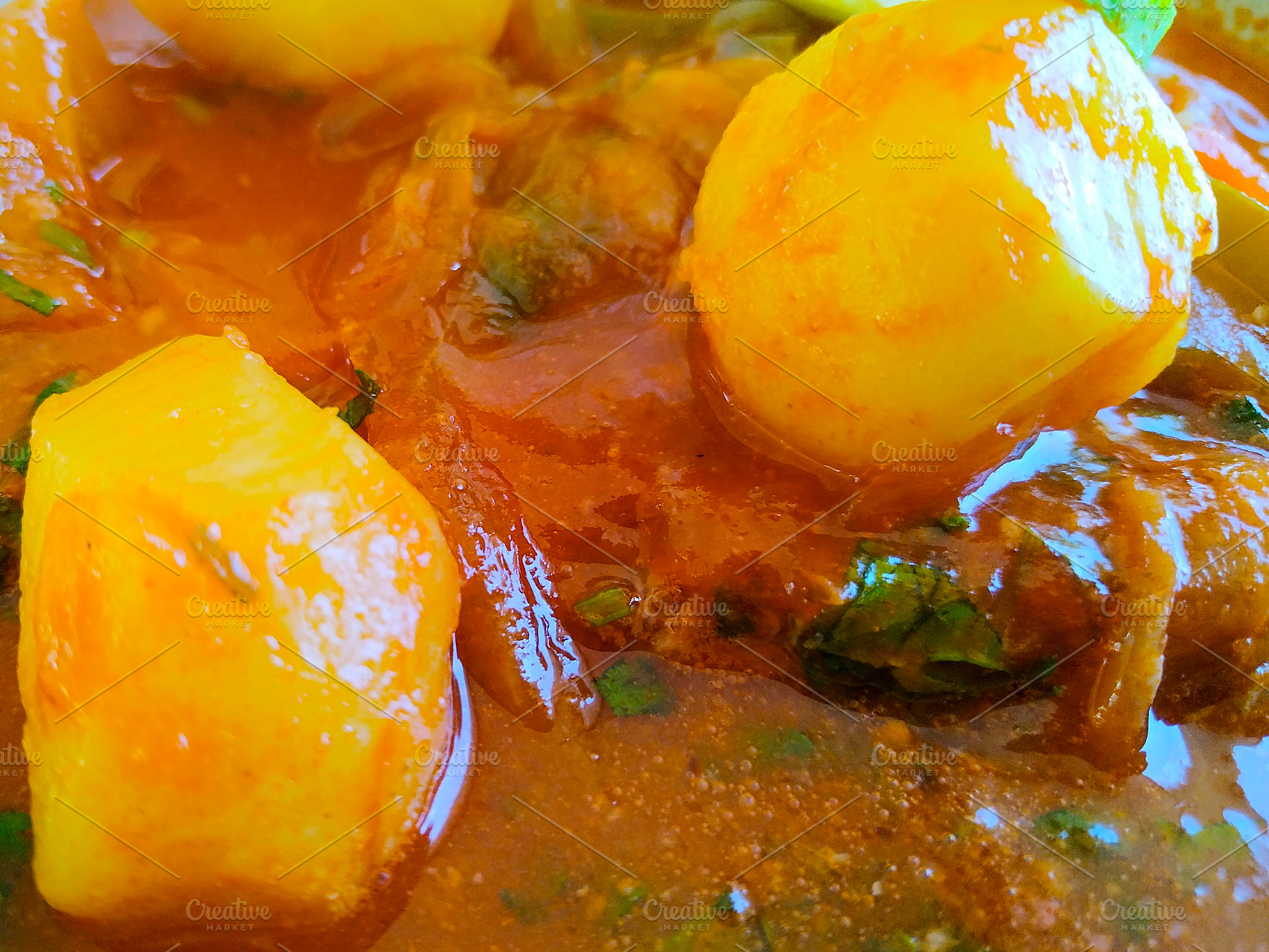 Home-style beef stew with potatoes, a Food & Drink Photo by DanFLCreativo