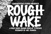 Roughwake- A Display Typeface, a Handwritten Font by Linecreative (Thumbnail 1 of 6)
