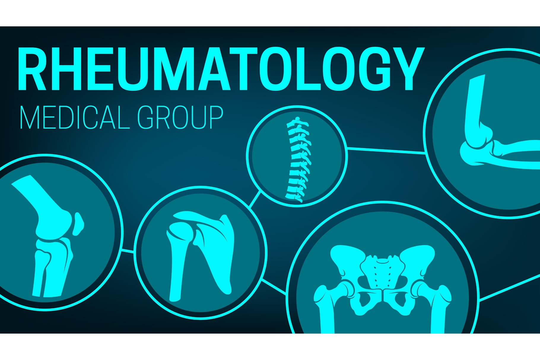 Rheumatology medicine, joints, a Healthcare Illustration by Vector ...