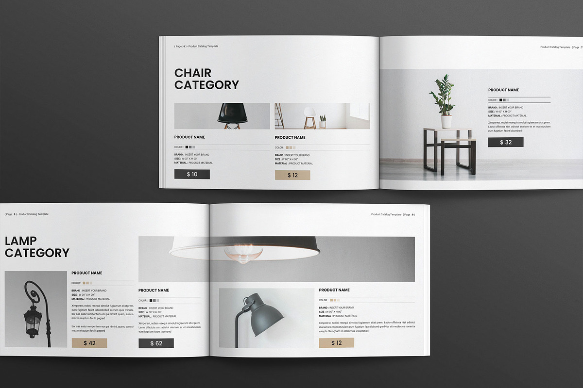 Product Catalog Template Landscape preview 4