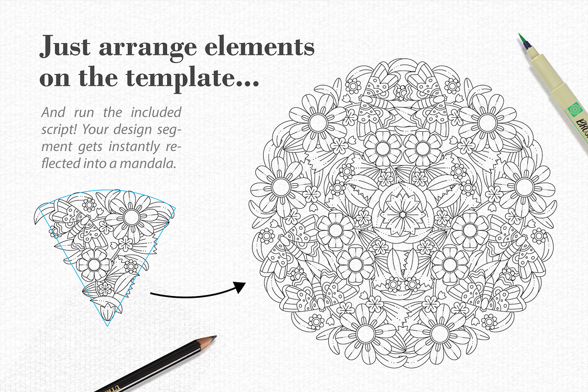 Coloring Book Pro - Garden Edition, a Plug-in Add-On by Drifter Studio (Photo 3 of 6)