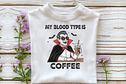 Funny Coffee Sarcastic Vampire Hallo, an Illustration by DreamCafeArt (Thumbnail 4 of 7)