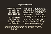 Bright Star, a Font by nurrontype (Thumbnail 11 of 12)