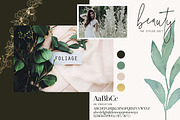Foliage + Foil - Botanical Clipart, an Illustration by The Autumn Rabbit Ltd (Thumbnail 2 of 11)