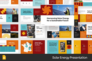 Solar Energy GSlides, PPoint, a Presentation Template by Fit-tee