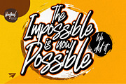 Unofficial - Brush script font, a Script Font by Gassstype (Thumbnail 2 of 8)
